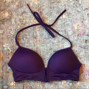Victoria’s Secret PINK Purple Plunge Bikini Top